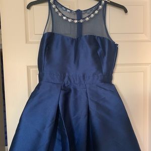 PromGirl Dresses - Embellished Satin Homecoming Dress PromGirl Dresses - Embellished Satin Homecoming Dress